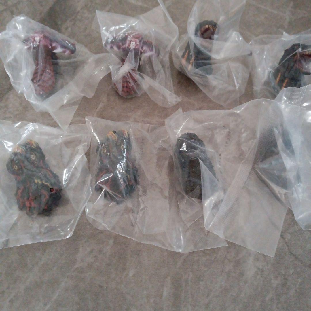 全4種×2 ゴジラ 怪獣乱舞モンスターヘッドマグネットおまけ付き