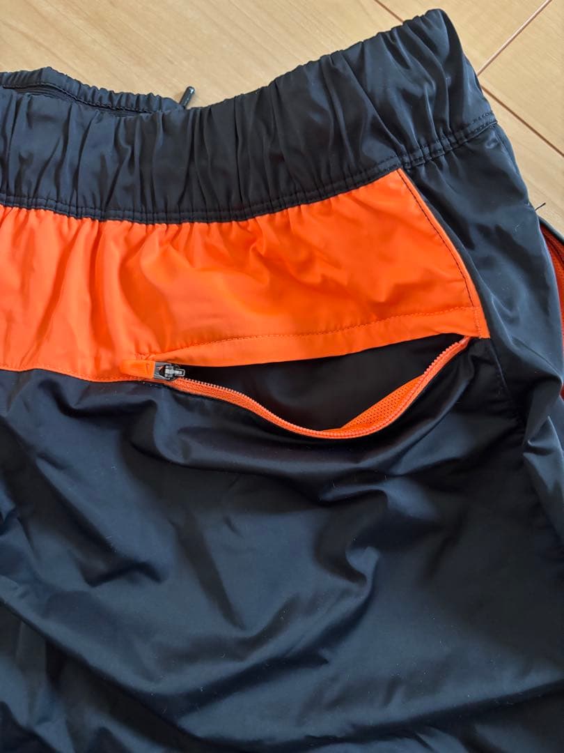 Nike DRI-FIT ランニング上下セット 黒/オレンジ
