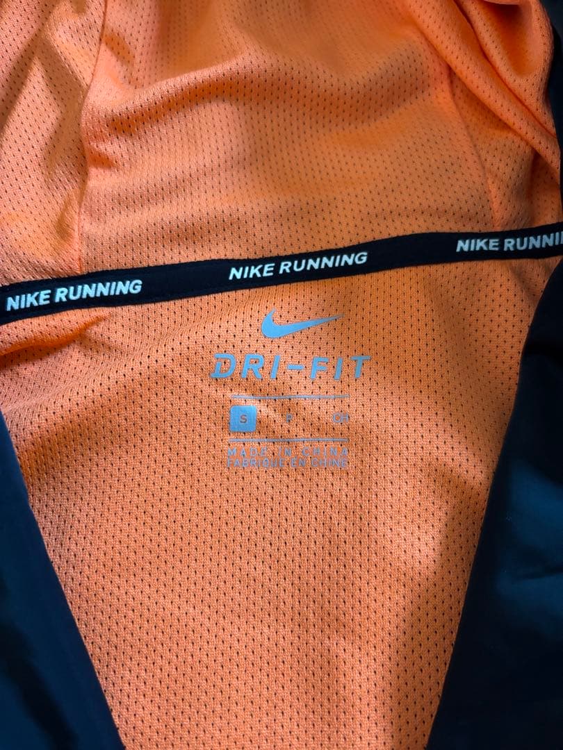 Nike DRI-FIT ランニング上下セット 黒/オレンジ