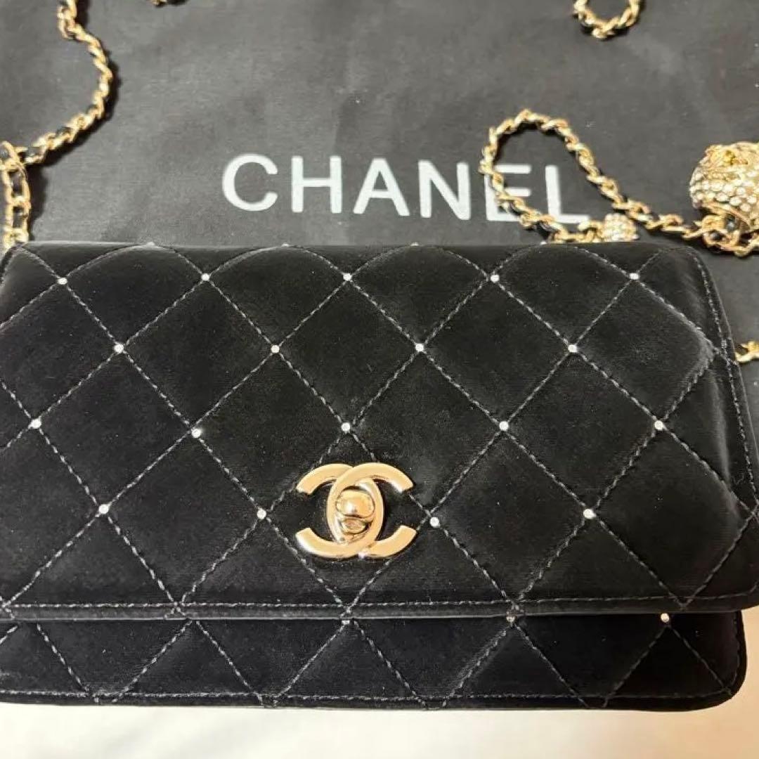 シャネル CHANEL ノベルティ チェーンウォレット ショルダーバック