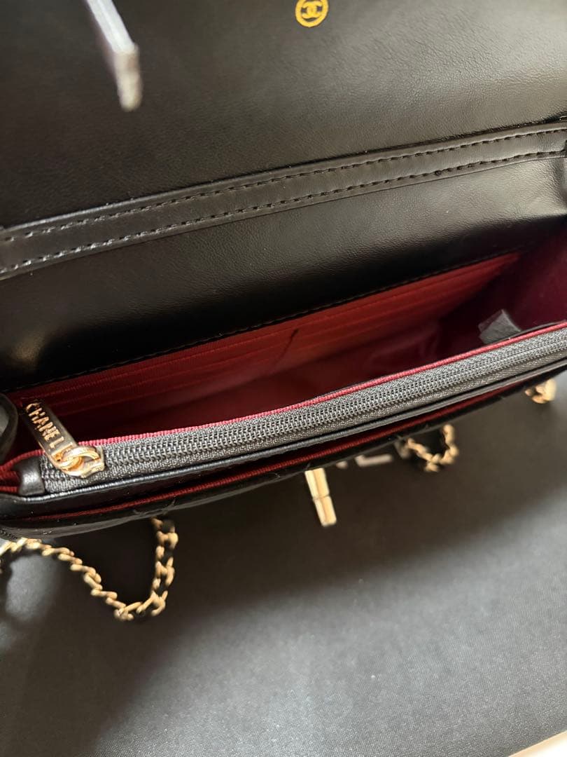 シャネル CHANEL ノベルティ チェーンウォレット ショルダーバック