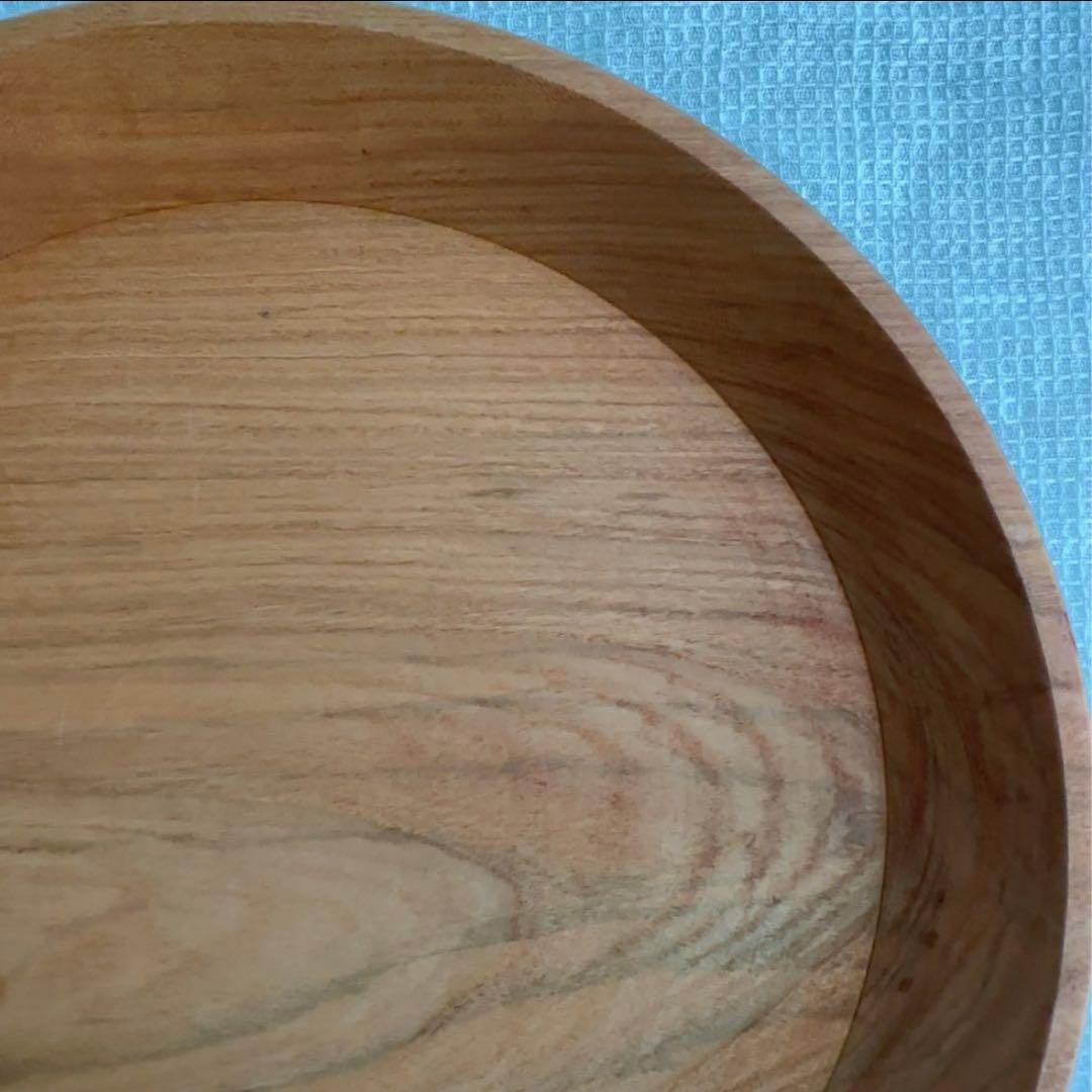 woodpecker 山桜 お皿 木製トレイ 8寸 作家 福井賢治