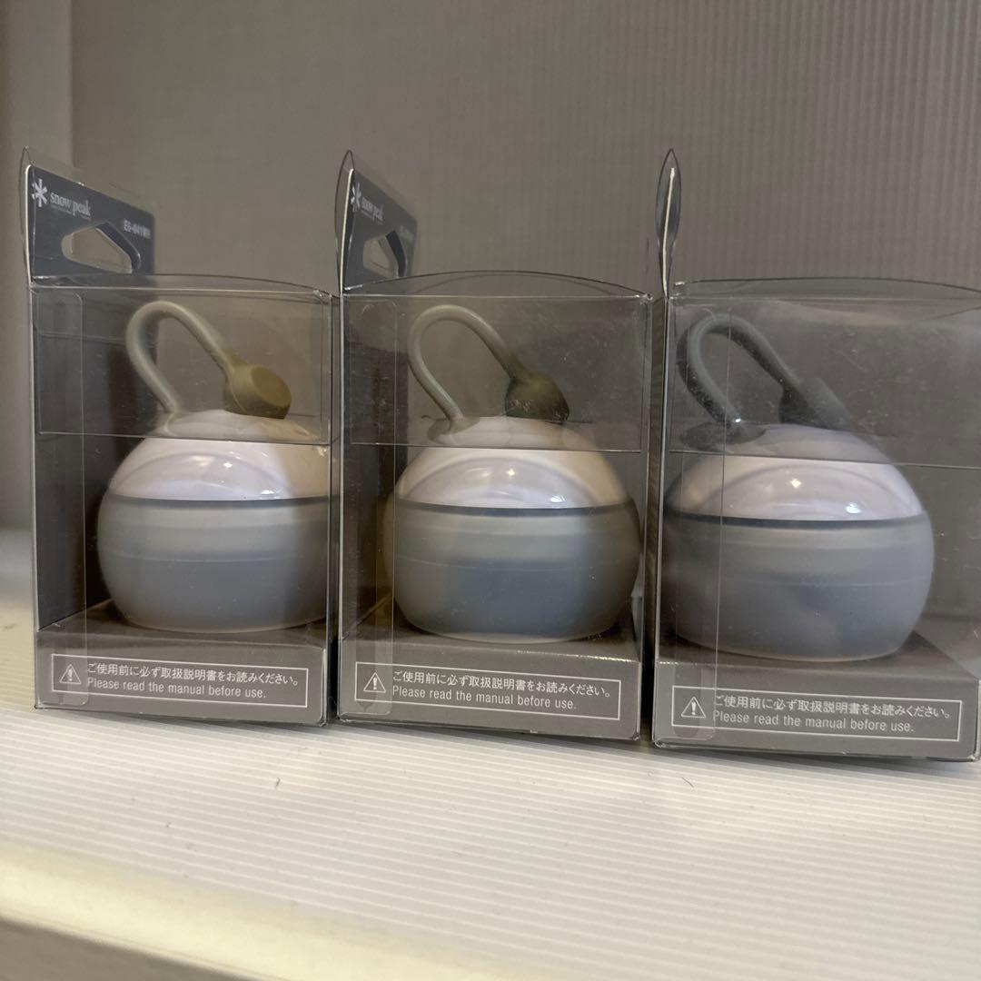 【新品・未開封】スノーピーク  Peak たねほおずき ゆき 3個セット