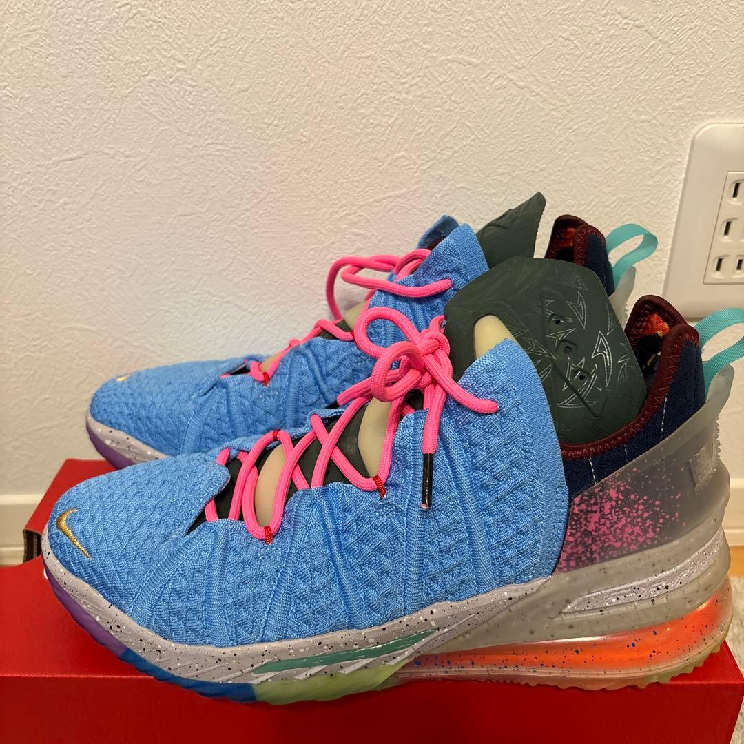 シューズ(男性用) NIKE LEBRON XVIII \"WHAT THE\"
