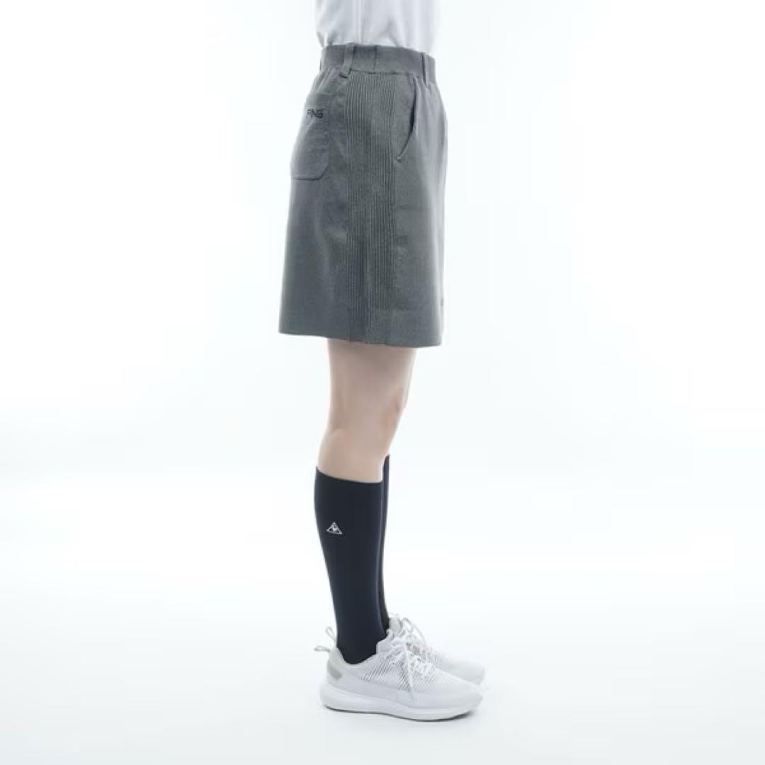PING ピン　アクリルニットスカート　M