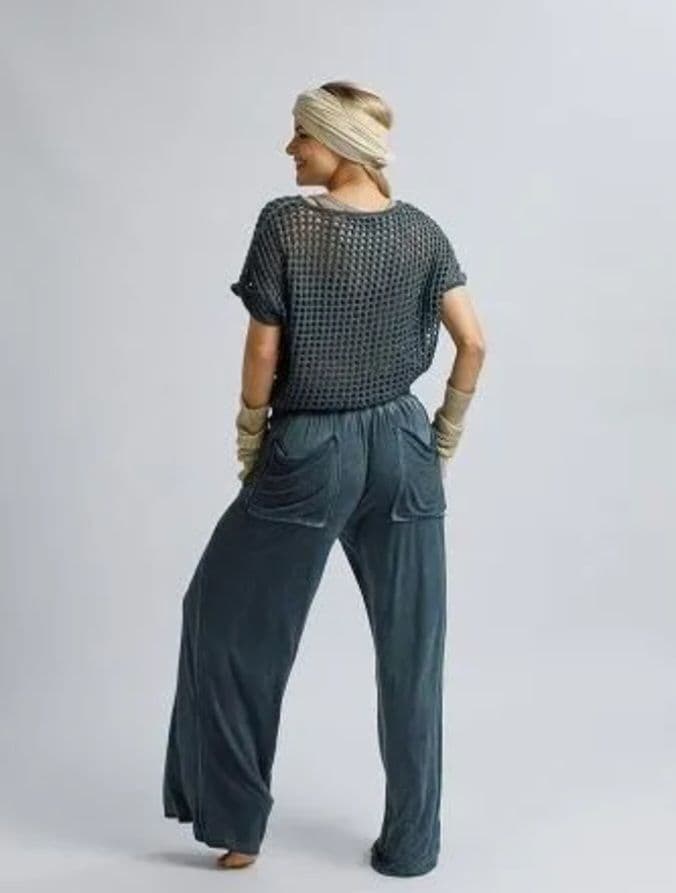 新品 salsation サルセーション Wide Pants ワイドパンツ S