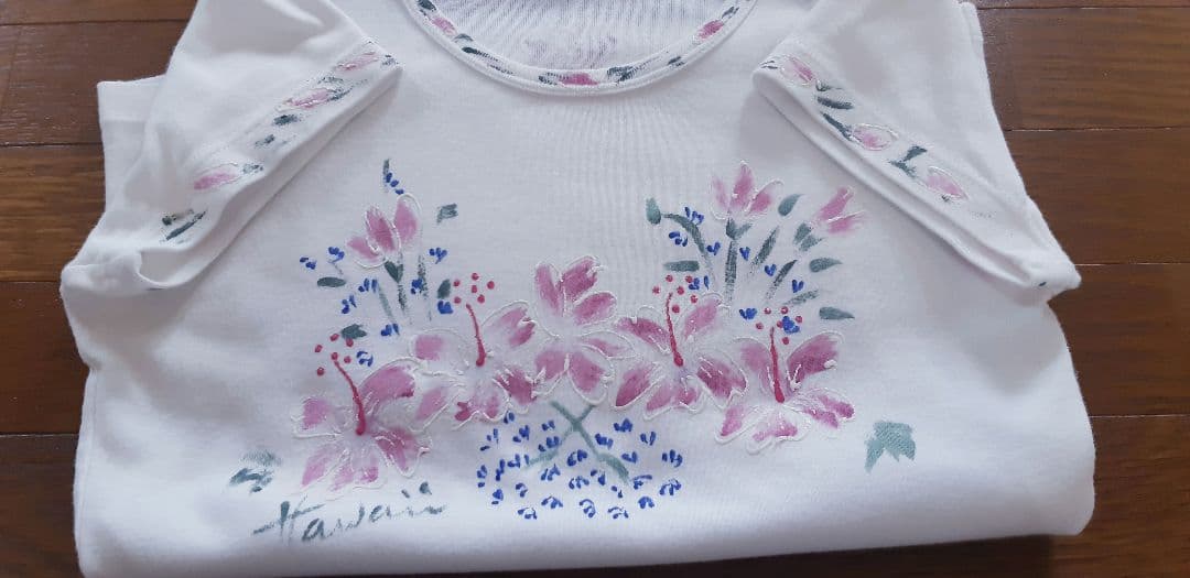 フラパウスカート、Tシャツ、ハク、セット 全てハワイで購入品　総丈76cm