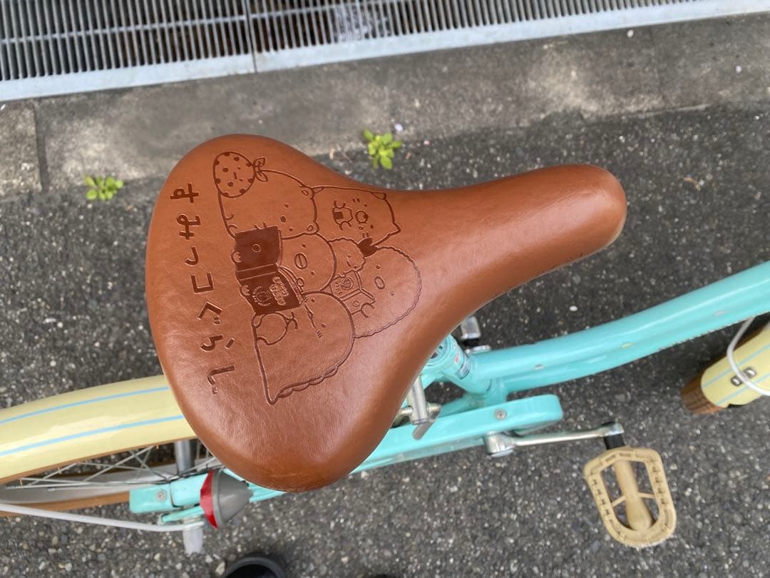 【大阪市内直接引取り】子供用自転車 ミントグリーン すみっコぐらし　18インチ