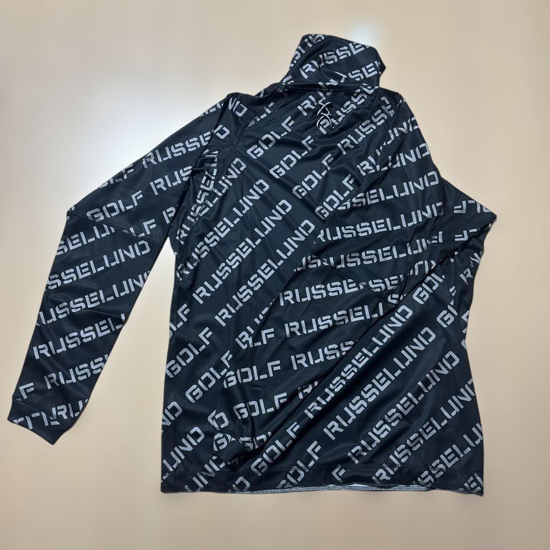 ★新品★ RUSSELUNO GOLF ブラック ハーフジップシャツ