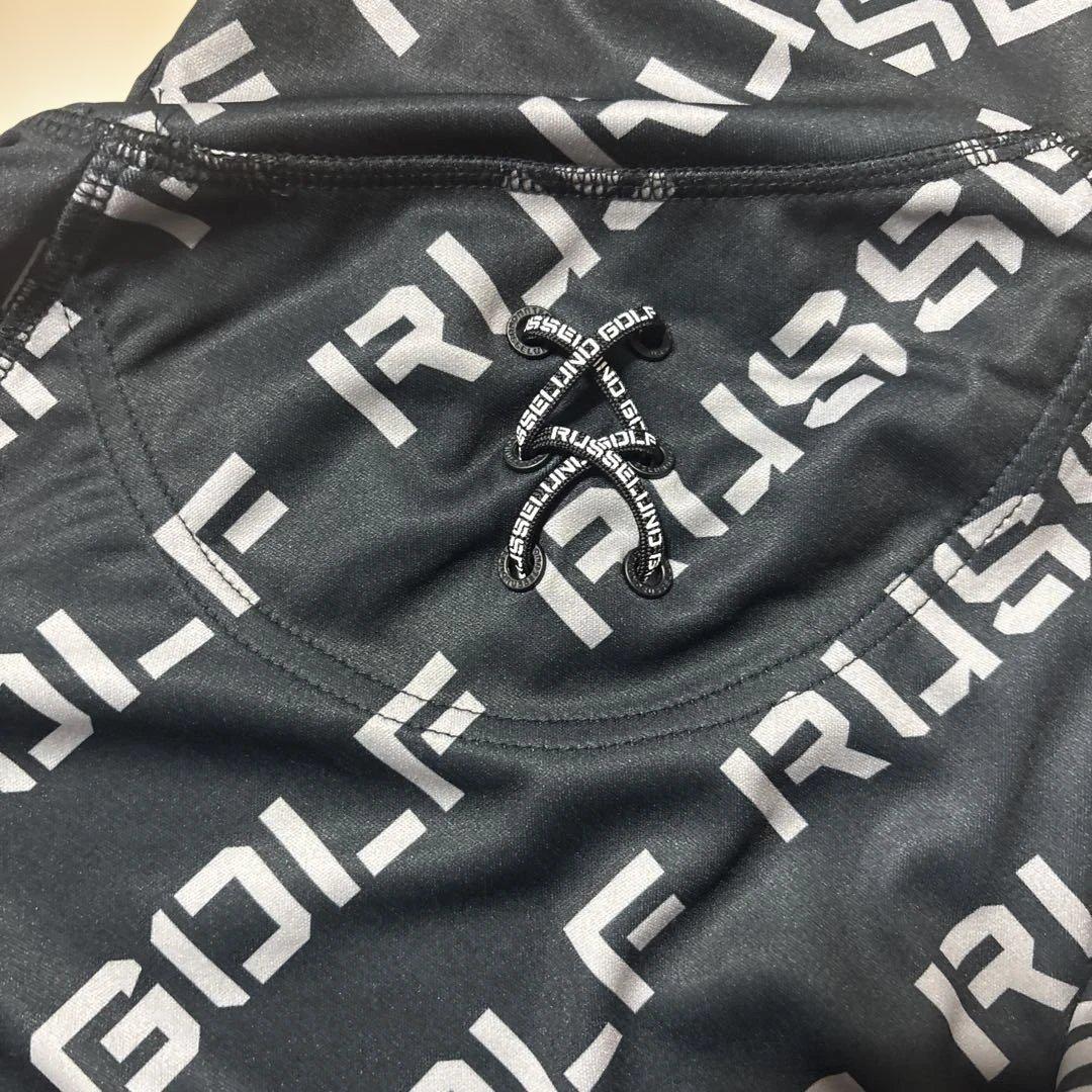 ★新品★ RUSSELUNO GOLF ブラック ハーフジップシャツ
