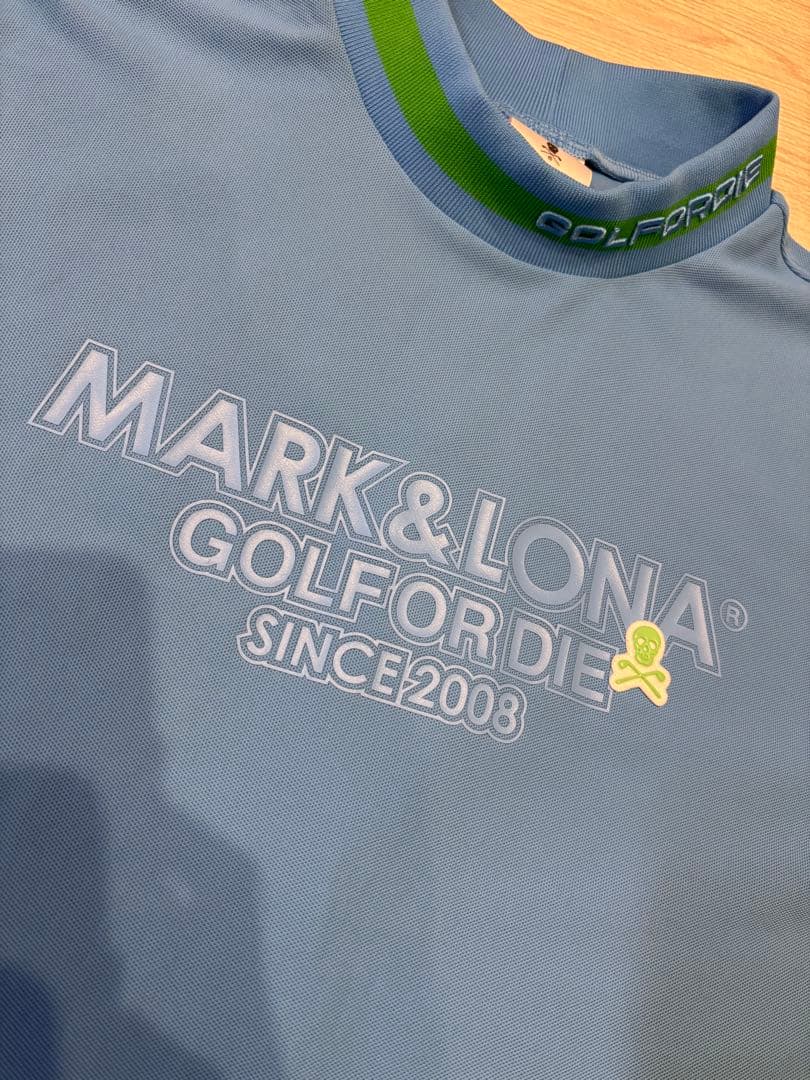 MARK&LONA マークアンドロナ モックネック 半袖 ゴルフウェア メンズ