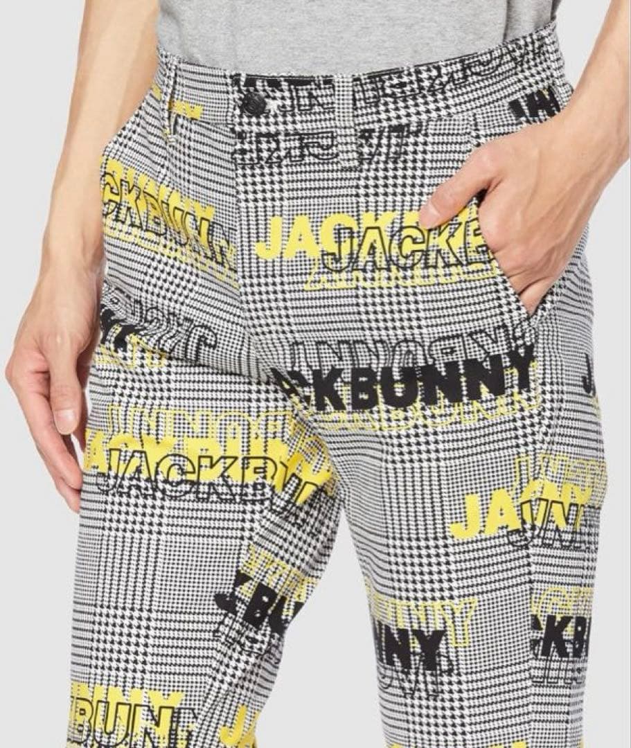 ✨Jack Bunny!! ✨ロゴプリントパンツ　ホワイト　サイズ４