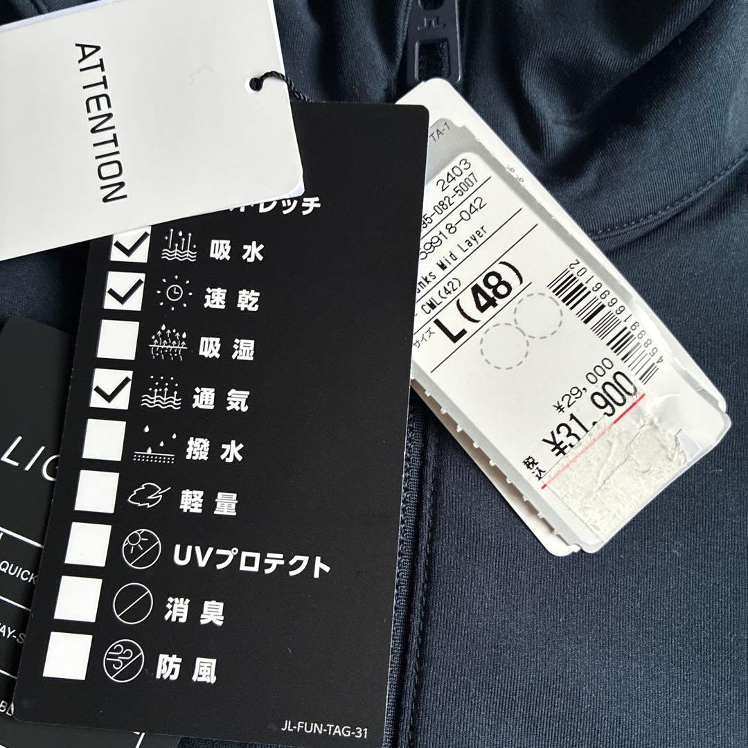 定価3.2万 未使用 jリンドバーグ banks mid ゴルフジャケット L