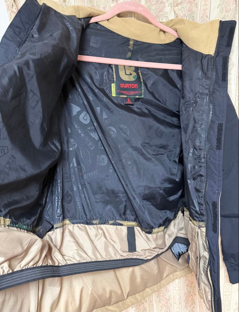 BURTON スキー/スノーボードウェア Lサイズ ブラック/ベージュ