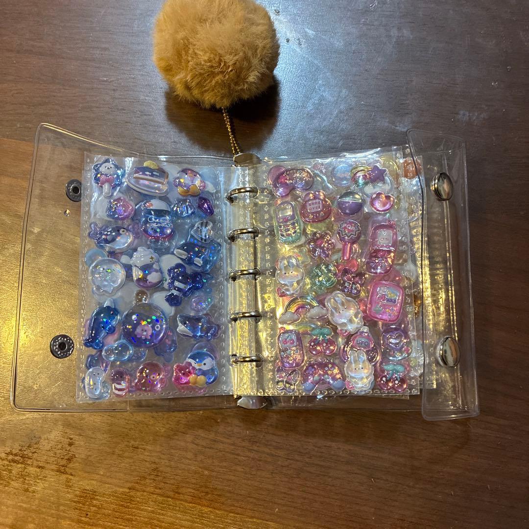 完成シール帳　青猫　ゲーム　はちみつ　お寿司などなど