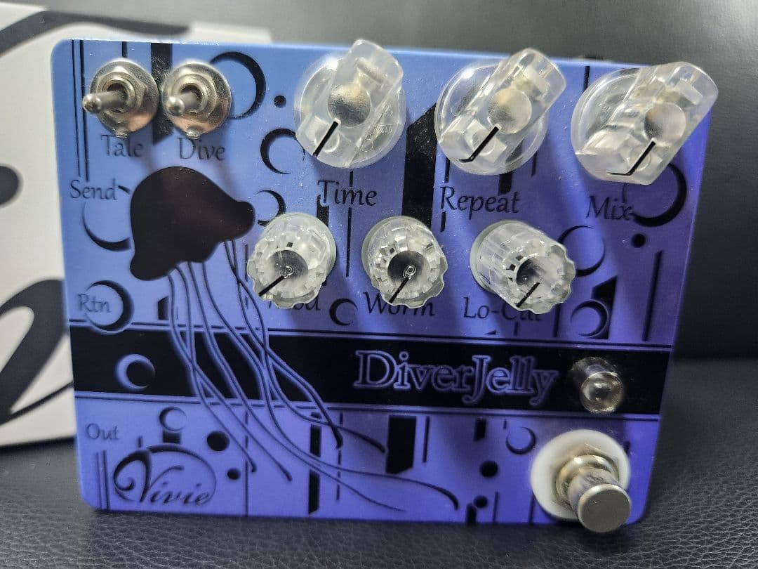 エフェクター　VIVIE　DiverJelly ディレイ