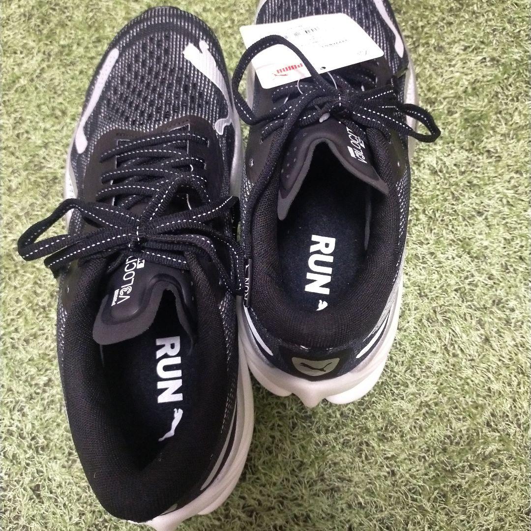 PUMA プーマ ヴェロシティ ニトロ 3 ブラック・シルバー /