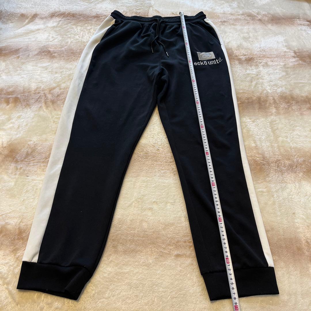 eckō unlt.d エコーアンリミテッド ブラックジャージ上下セット 4L