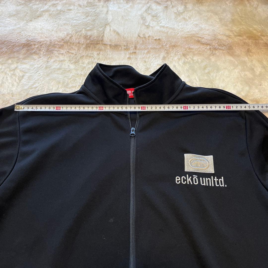 eckō unlt.d エコーアンリミテッド ブラックジャージ上下セット 4L