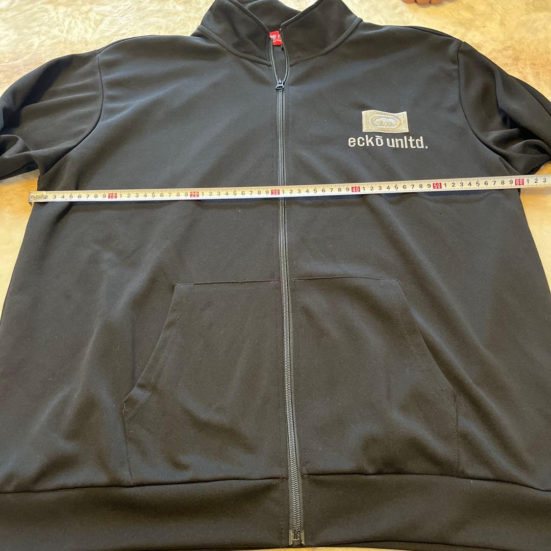 eckō unlt.d エコーアンリミテッド ブラックジャージ上下セット 4L