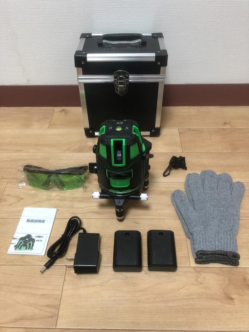 5ライン6点　グリーンレーザー墨出し器墨出し機水平器墨出器水準器測定器/高精度