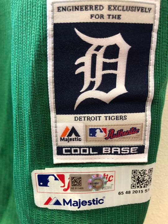 【2月SALE】MLB ハーディ実使用ユニフォーム　タイガース