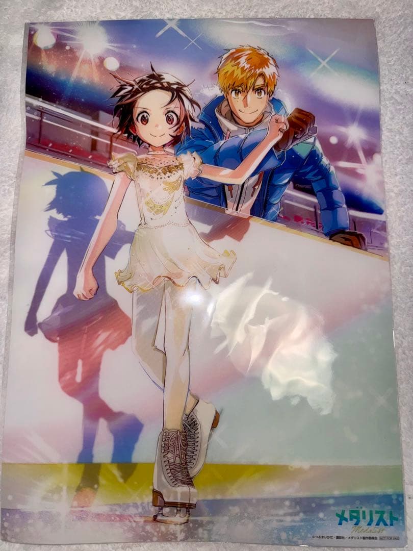 メダリスト BD早期予約特典つるまいかだ書き下ろしA3クリアポスター1期&2期