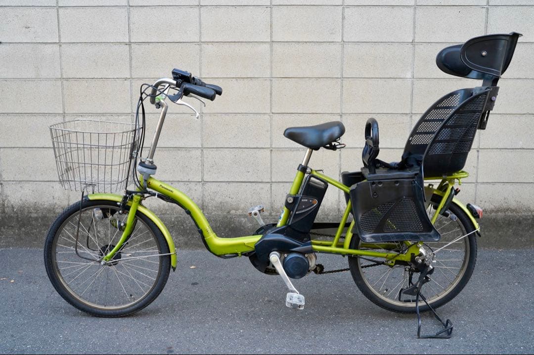 電動自転車 パナソニック ギュット 中古 子供乗せ アシスト 050103