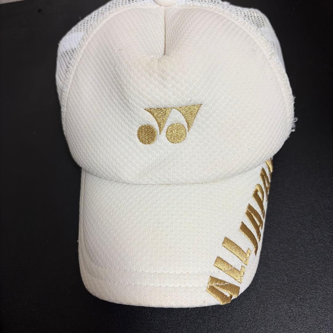 ヨネックス メッシュキャップ ALL JAPAN ホワイト