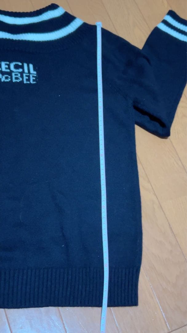 CECIL Mc BEE greenネイビー セーター・スカートセット サイズ1