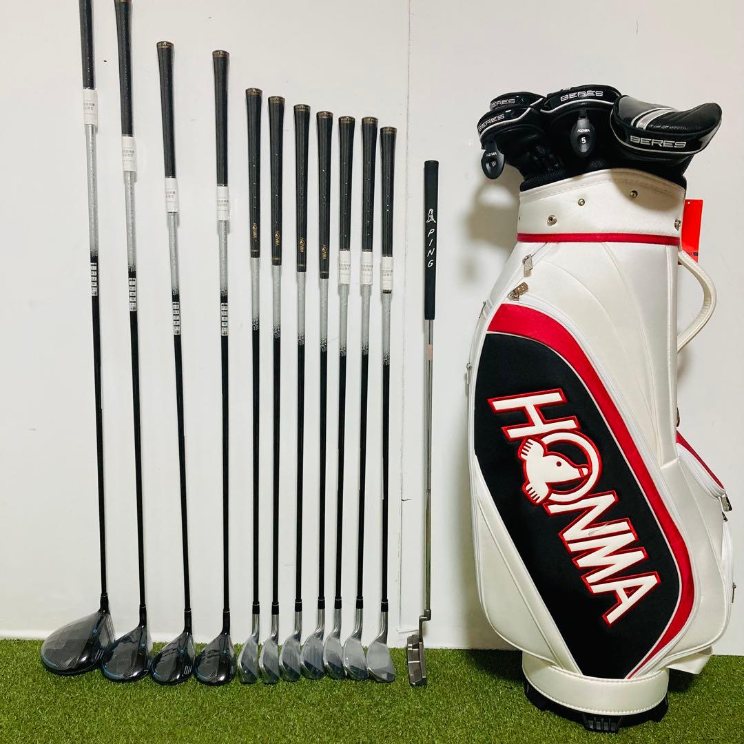 バッグ新品 高級 HONMA ホンマ BERES NX メンズ ゴルフセット