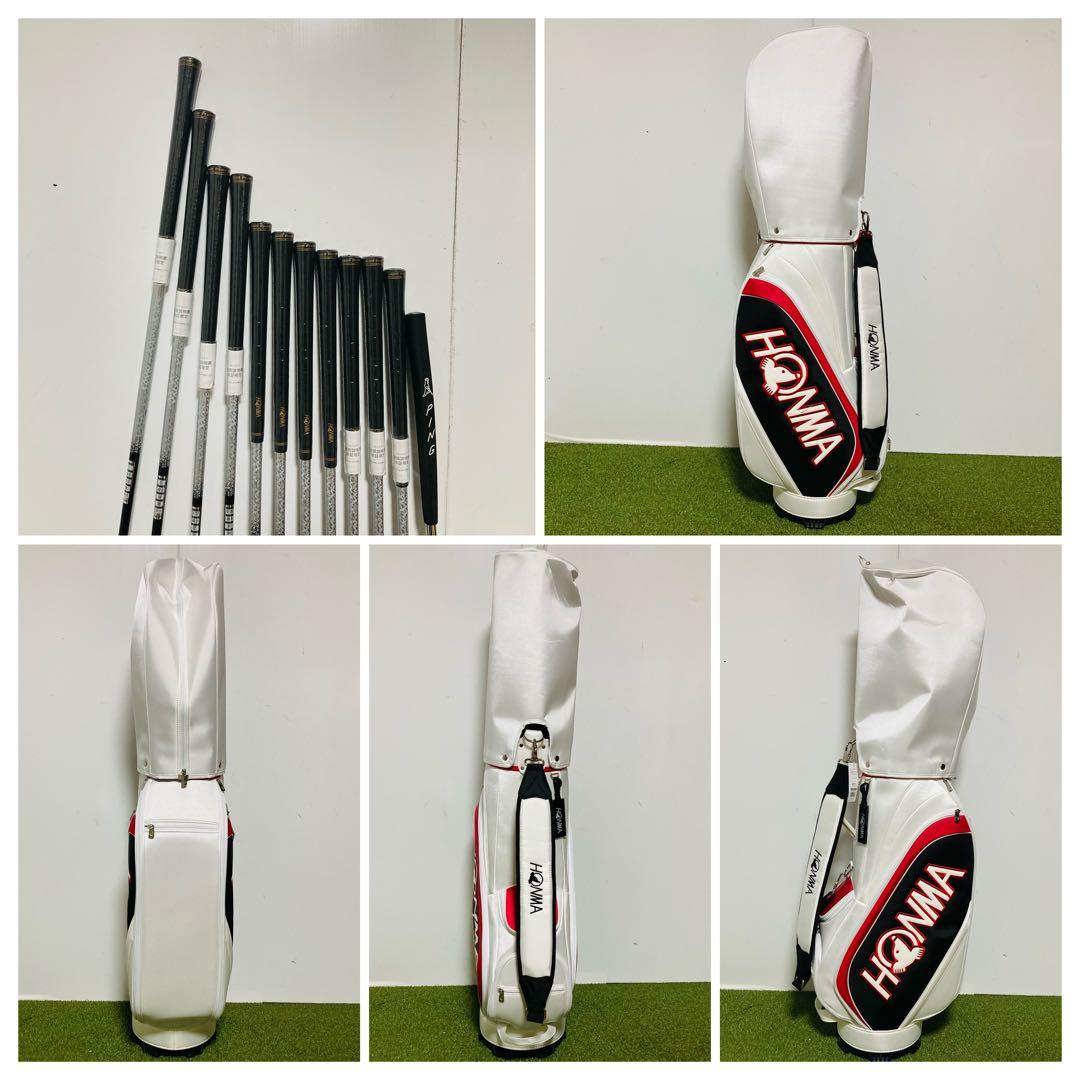 バッグ新品 高級 HONMA ホンマ BERES NX メンズ ゴルフセット