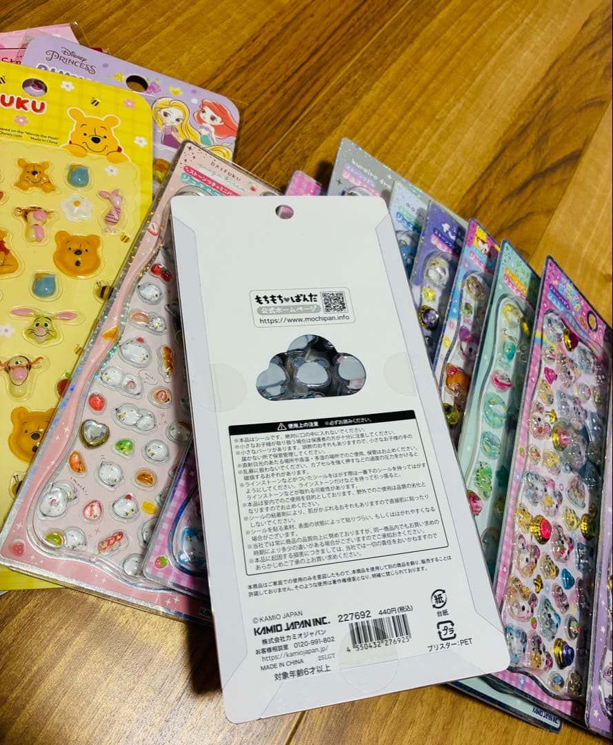 正規品◎プチドロップシール　ぷっくり　カミオジャパン　日本製　18セット