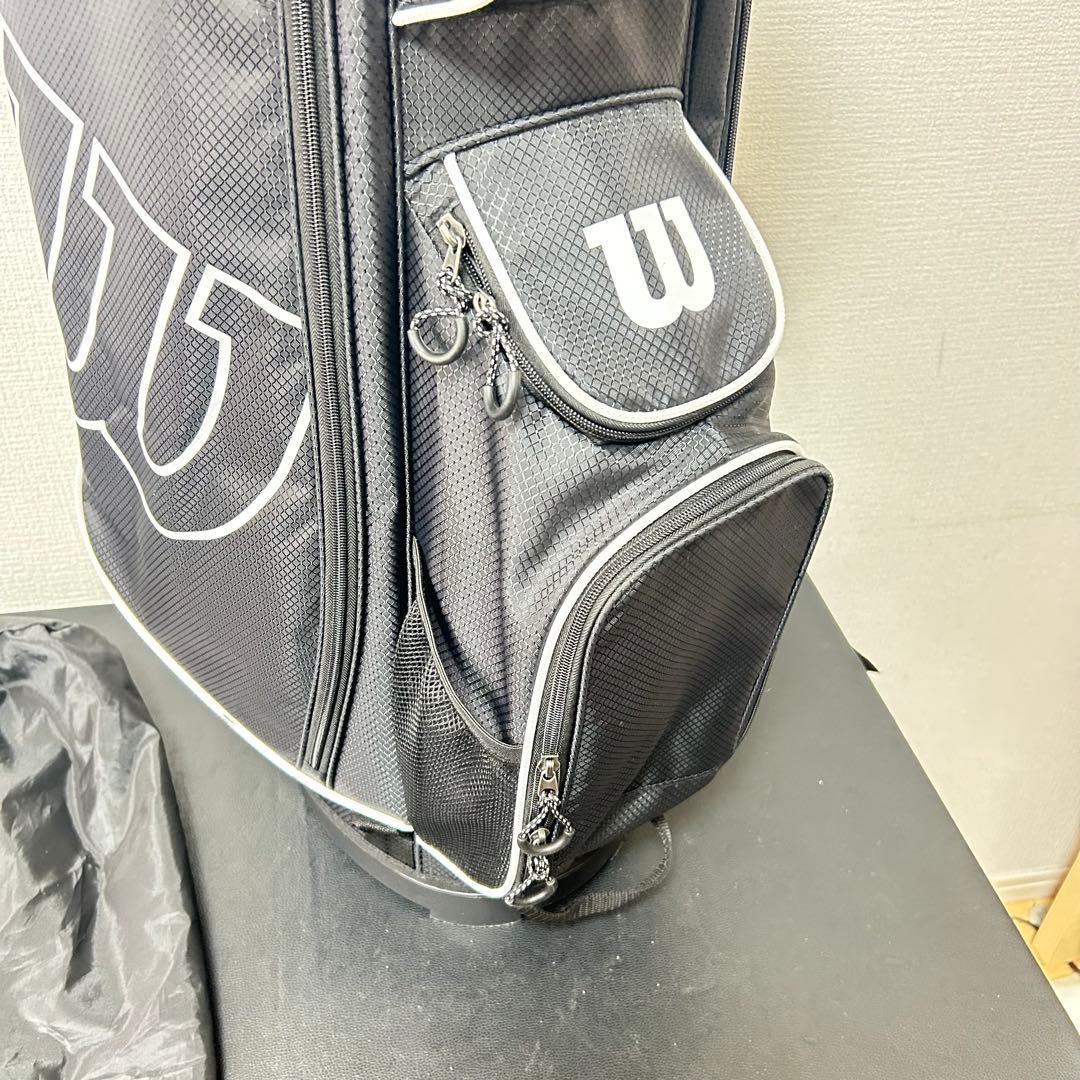 【美品】Wilson ウィルソン 14分割 9.5型 キャディバッグ ブラック
