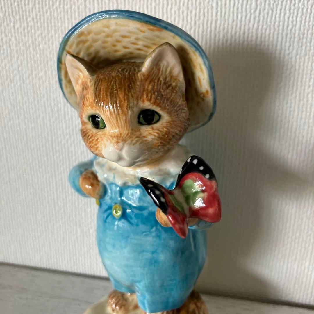 エネスコ　ピーターラビット　子猫のトム　陶器　フィギュリン　ベアトリクス・ポター