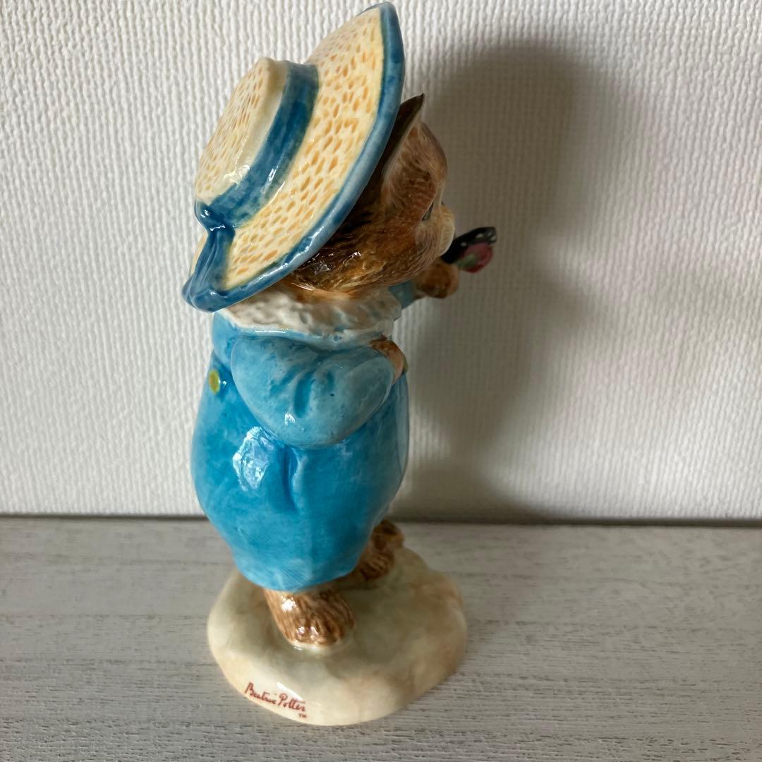 エネスコ　ピーターラビット　子猫のトム　陶器　フィギュリン　ベアトリクス・ポター