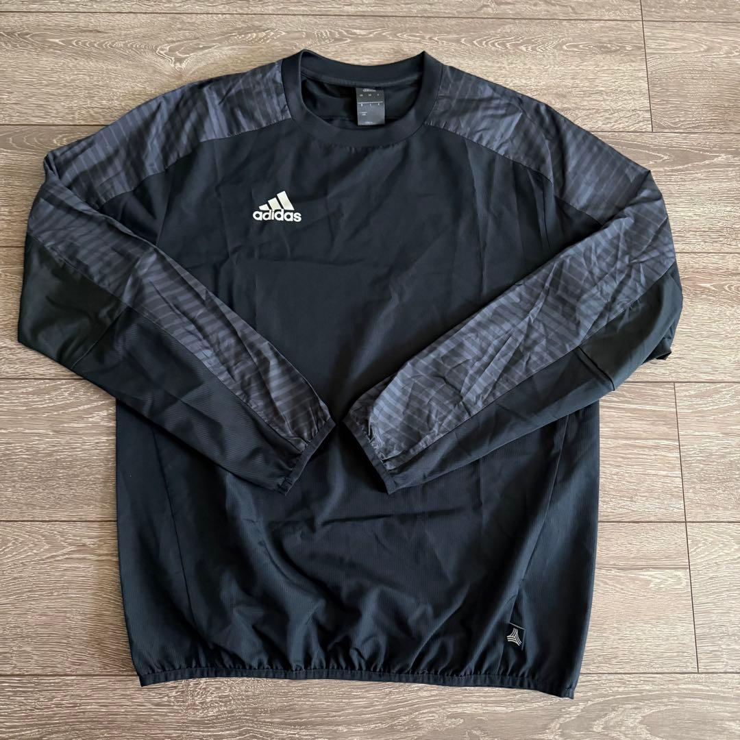 adidas 長袖シャツ パンツ セット ブラック