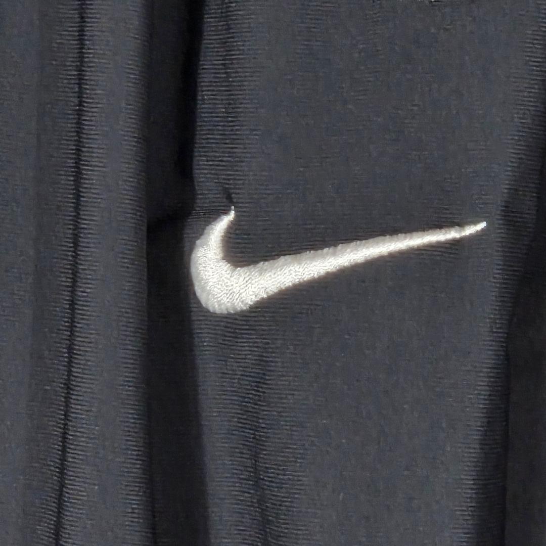 美品✨NIKE ナイロンパンツ XXL黒 刺繍ロゴ トラックパンツ ワイドパンツ