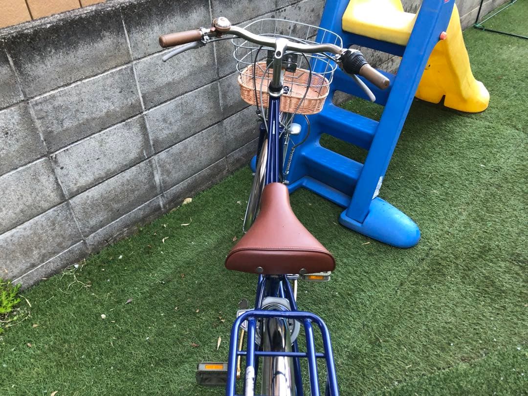 シティサイクル 紺色 あさひサイクル購入　26インチ　町田市