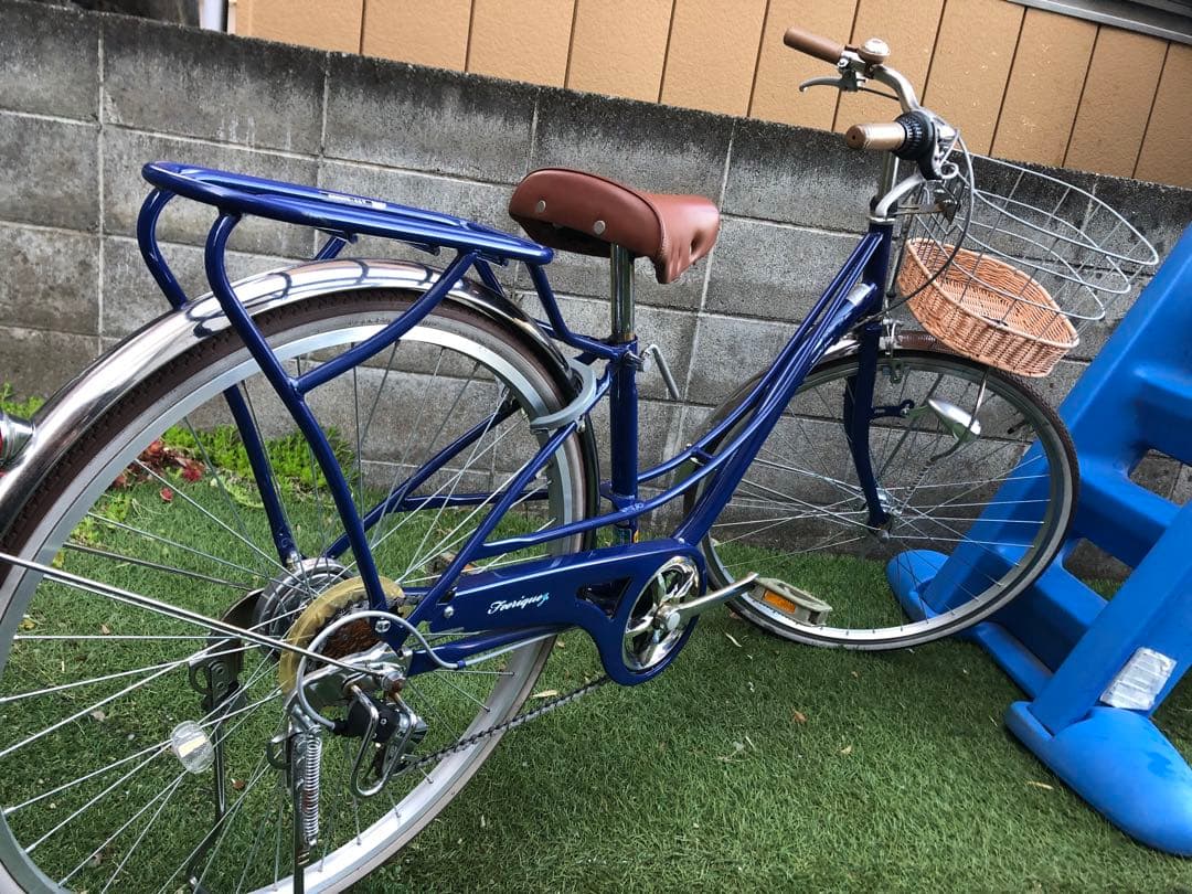シティサイクル 紺色 あさひサイクル購入　26インチ　町田市