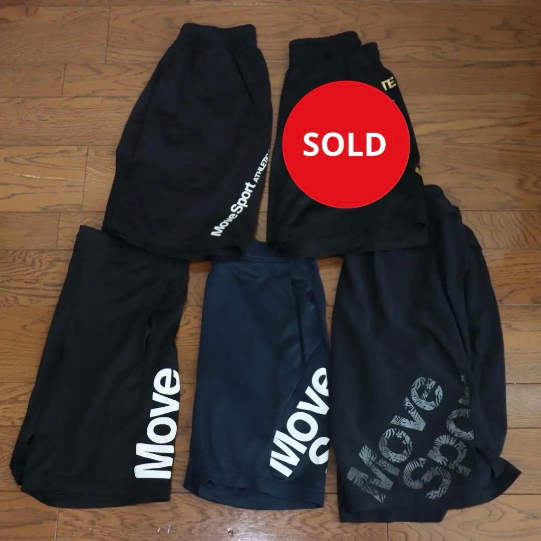DESCENTE 4枚セット Move Sport ハーフパンツ　黒　紺　＠