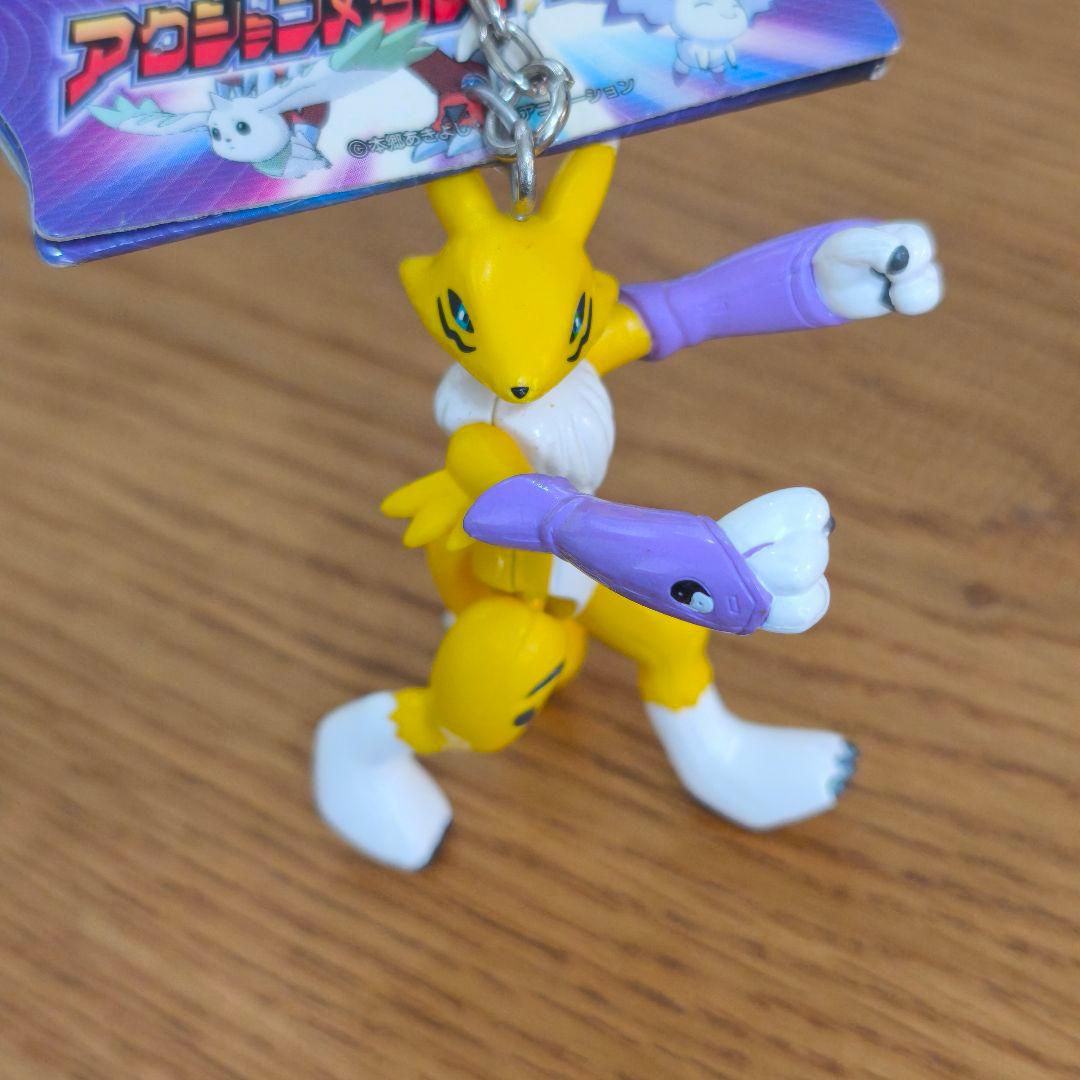 【 希少 】デジモンテイマーズ レナモン アクションメタルキーホルダー