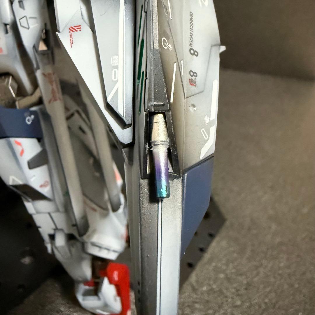 MG プロヴィデンス ガンダム 塗装 完成品 シールド破損有