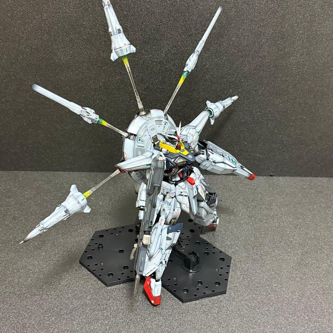 MG プロヴィデンス ガンダム 塗装 完成品 シールド破損有