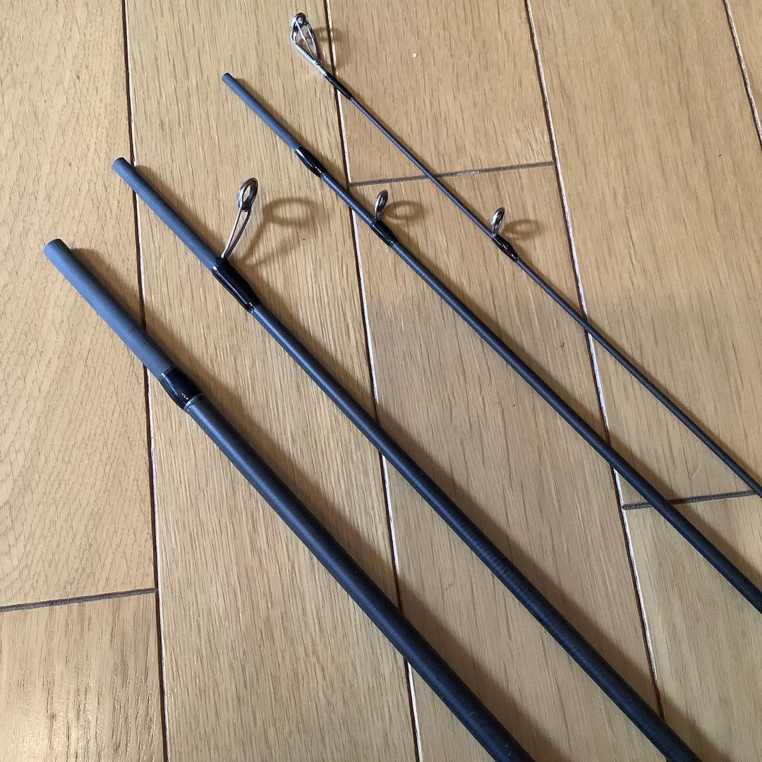ショアジギ　5ピース2.4mスピニングロッド&スピニングリール3000番シーバス