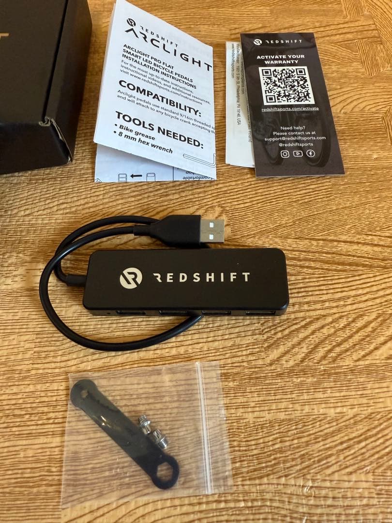 Redshift ライト内蔵ペダル Arclight MTB ¥40000 美品