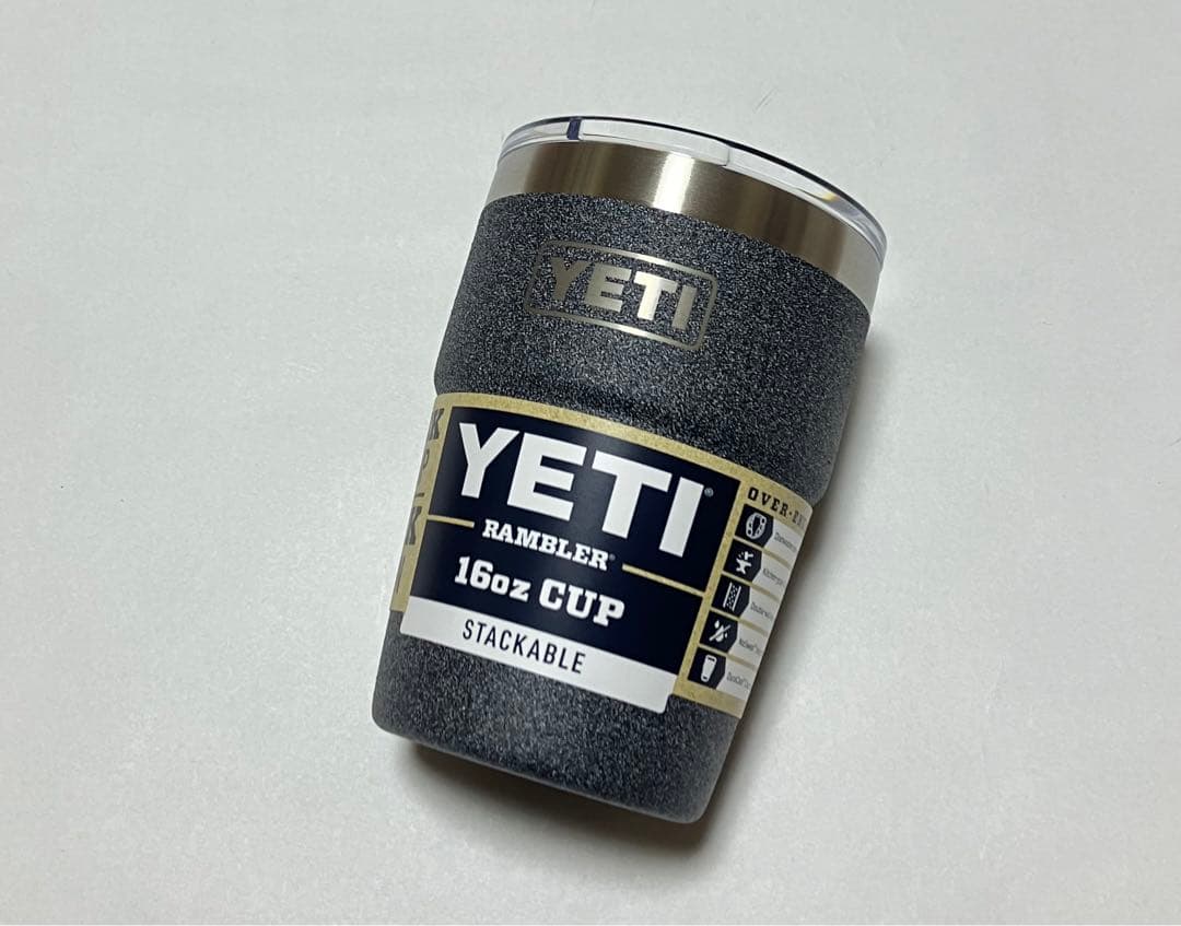 YETI イエティ ランブラー 16oz スタッカブルカップ ブラックストーン