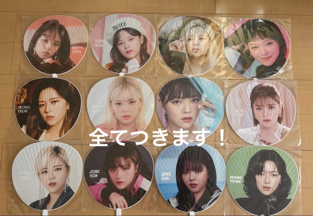 TWICE ジョンヨン うちわ 韓国 イメージピケット 38枚全てつきます！