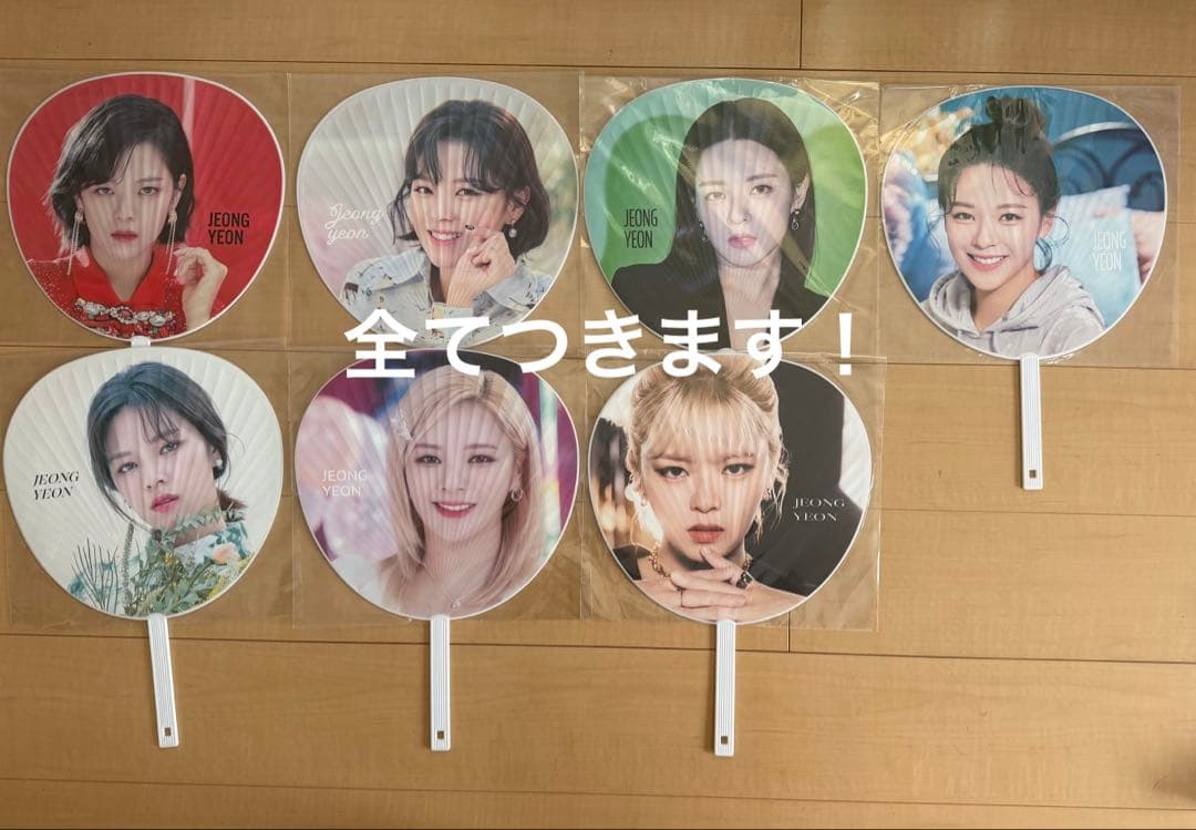 TWICE ジョンヨン うちわ 韓国 イメージピケット 38枚全てつきます！