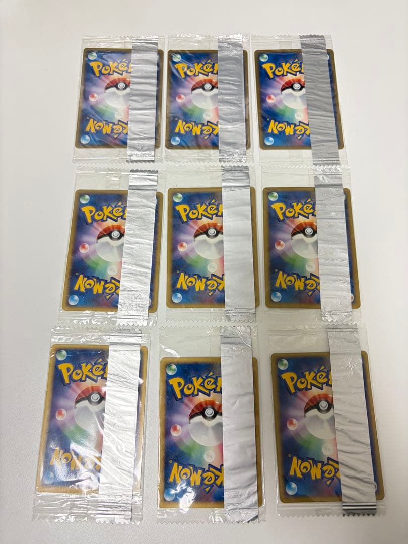 ポケモンカード　meiji 明治　未開封　9つ　ワカシャモ　マイナン　ブイゼル